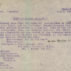 Soldier packet page