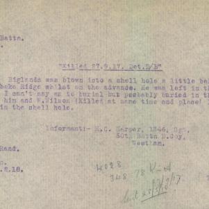 Soldier packet page