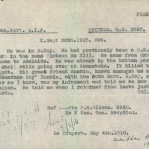Soldier packet page