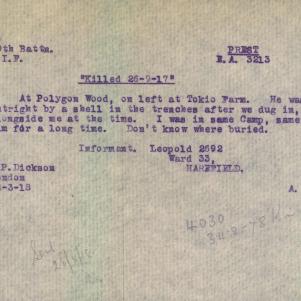 Soldier packet page