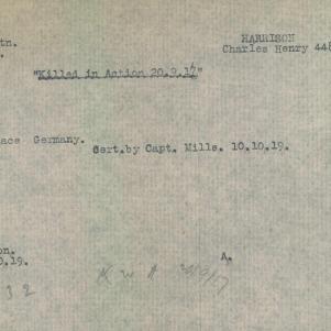 Soldier packet page