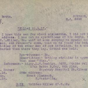 Soldier packet page
