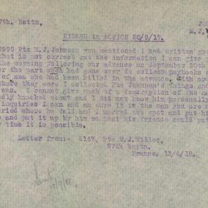 Soldier packet page