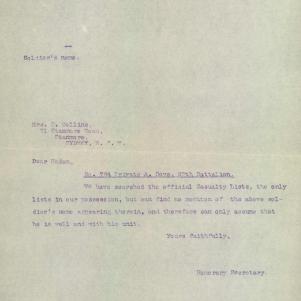 Soldier packet page