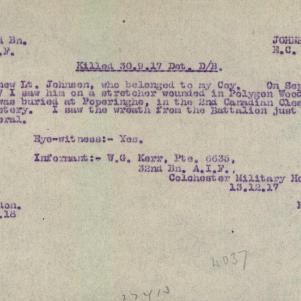 Soldier packet page