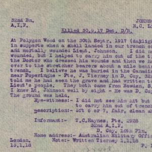 Soldier packet page