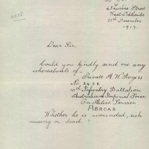 Soldier packet page
