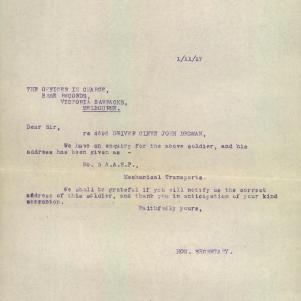 Soldier packet page