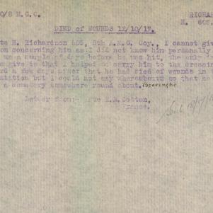 Soldier packet page