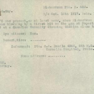 Soldier packet page