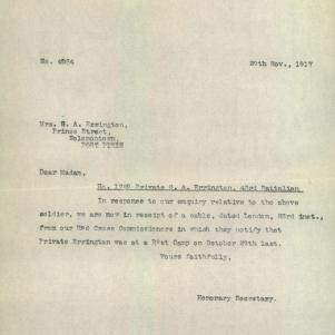 Soldier packet page