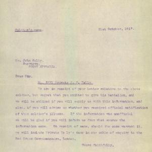 Soldier packet page