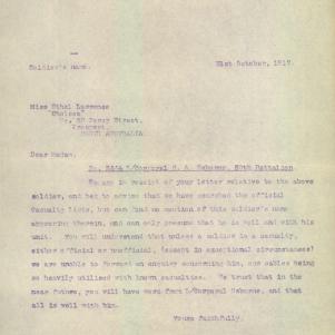 Soldier packet page