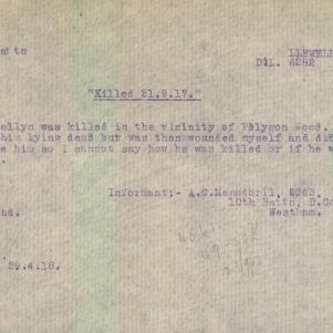 Soldier packet page