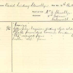 Soldier packet page