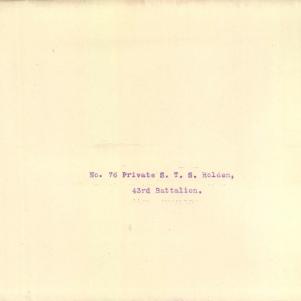 Soldier packet page
