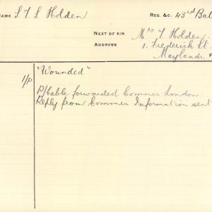 Soldier packet page