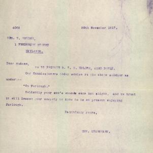 Soldier packet page