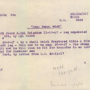 Soldier packet page