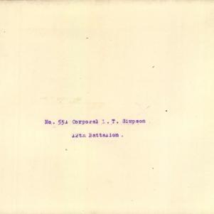 Soldier packet page