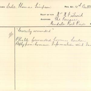 Soldier packet page