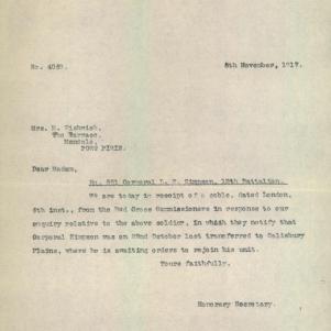 Soldier packet page
