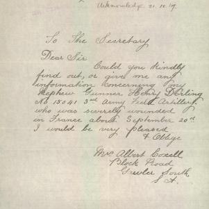Soldier packet page