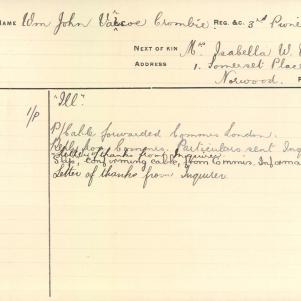 Soldier packet page