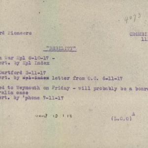 Soldier packet page