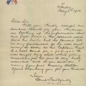Soldier packet page