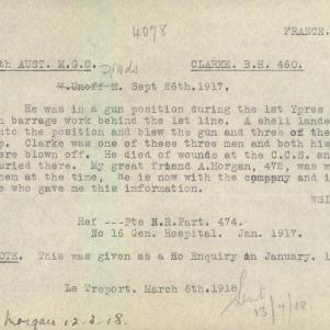 Soldier packet page