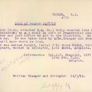 Soldier packet page