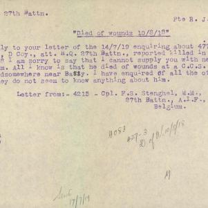 Soldier packet page
