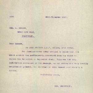 Soldier packet page