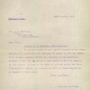 Soldier packet page
