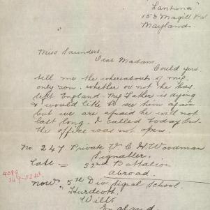 Soldier packet page