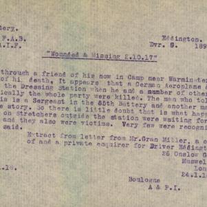 Soldier packet page