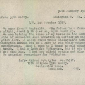 Soldier packet page