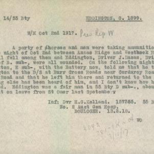 Soldier packet page