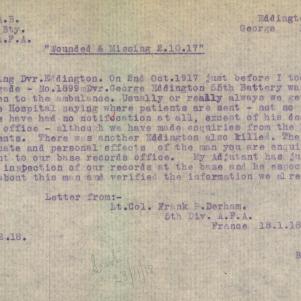 Soldier packet page