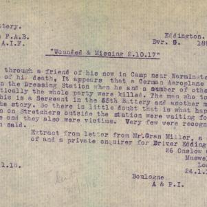Soldier packet page