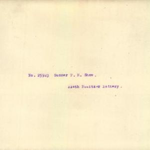 Soldier packet page