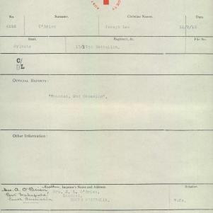 Soldier packet page