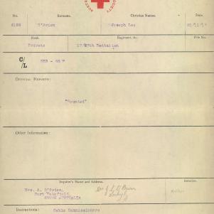 Soldier packet page