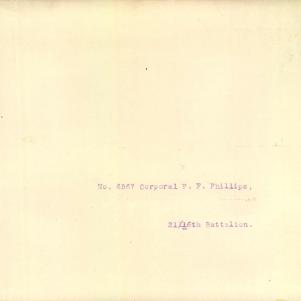 Soldier packet page