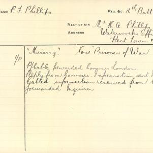 Soldier packet page