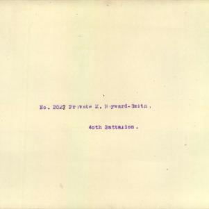Soldier packet page