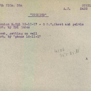 Soldier packet page