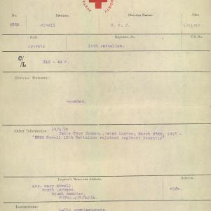 Soldier packet page