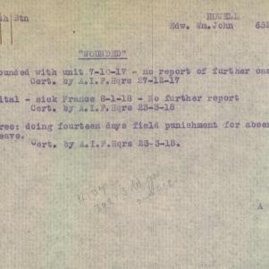 Soldier packet page